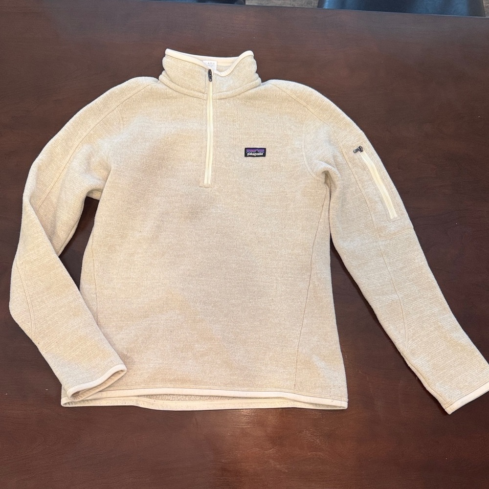 Patagonia Cream Half-Zip Jacket